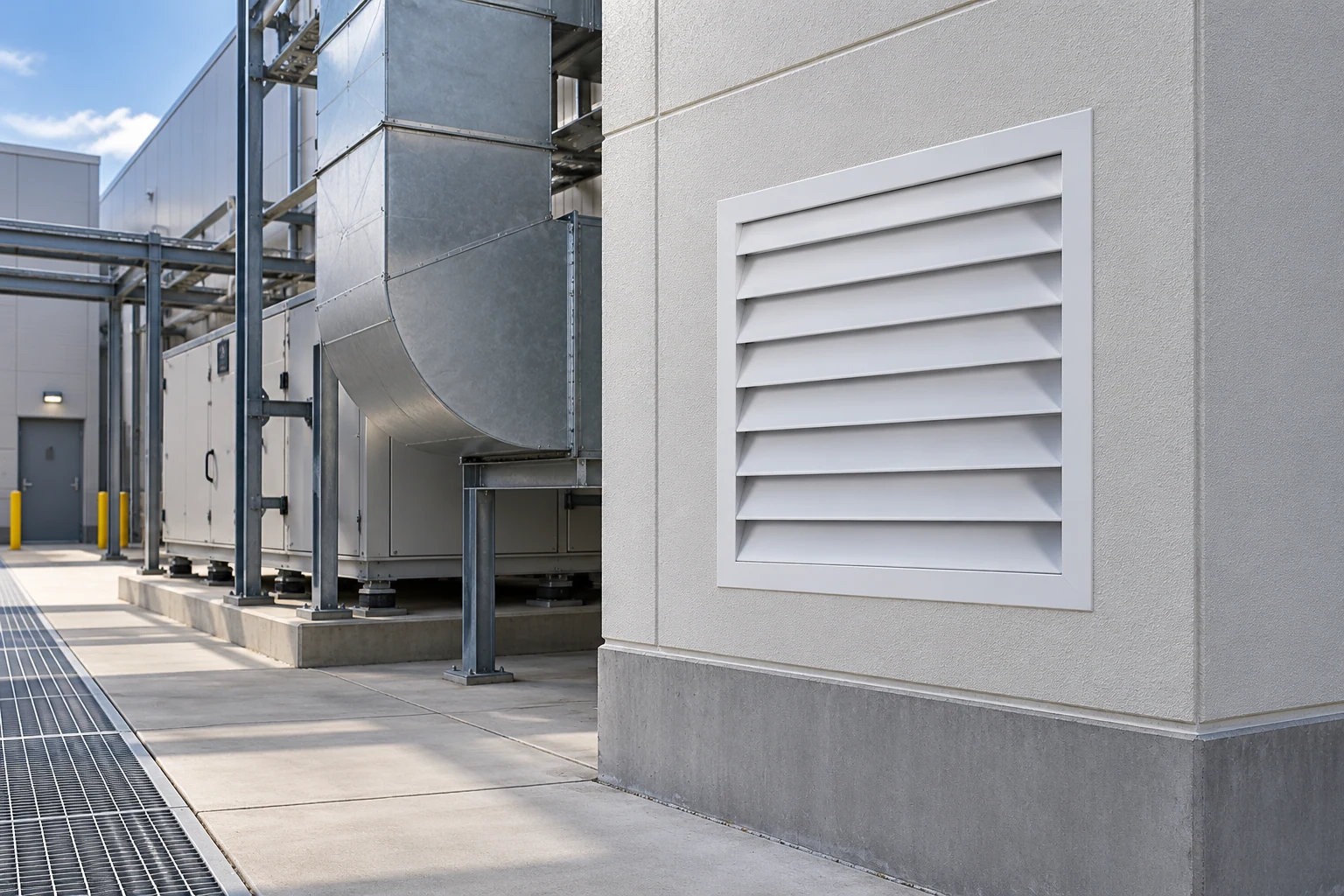 Illustrative application for Louver intake and exhaust enquiry guide